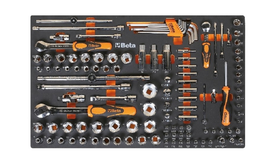 BETA M105 M Series Schauminstatz mit Werkzeugsortiment 116 Stk
