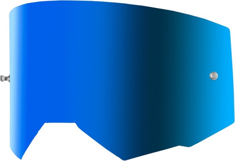 FLY RACING Einstärkenglas für Brillen - Himmelblau verspiegelt/getönt