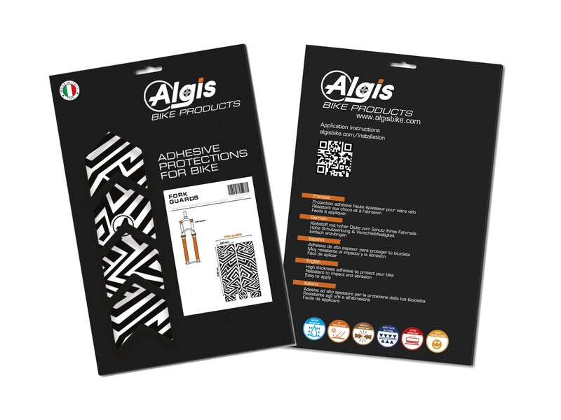 ALGIS Gloss Fork Guards Kit - Black Lines