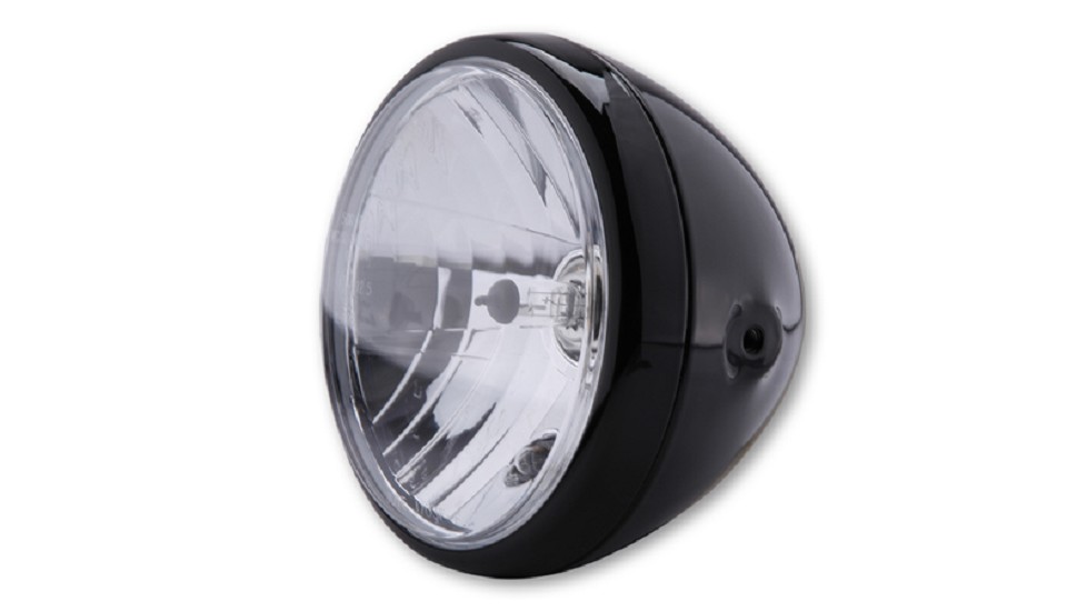 HIGHSIDER smart 7 Zoll Scheinwerfer RENO, schwarz glänzend HIGHSIDER smart 7 Zoll Scheinwerfer RENO, schwarz glänzend