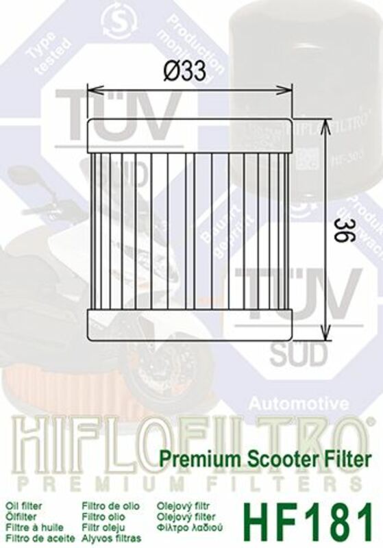 HIFLOFILTRO Ölfilter - HF181