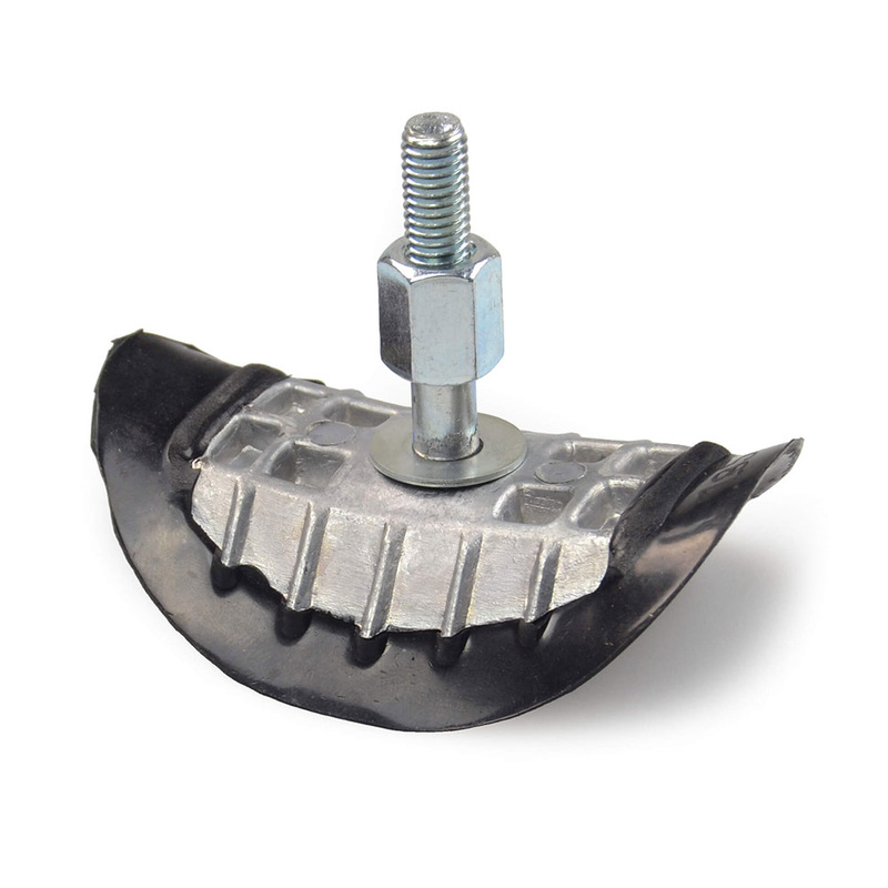 TECNIUM Reifenhalter Aluminium gummiert Vorderrad - 1,85 Zoll TECNIUM Reifenhalter Aluminium gummiert Vorderrad - 1,85 Zoll