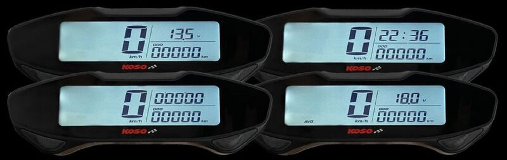 KOSO DB EX-03 Tachometer Mehrfachanzeigen