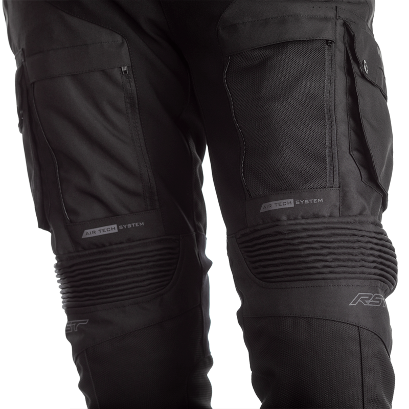RST Pro Series Adventure-X CE Textil-Hose - Schwarz/Schwarz Größe 5XL Kurzes Bein