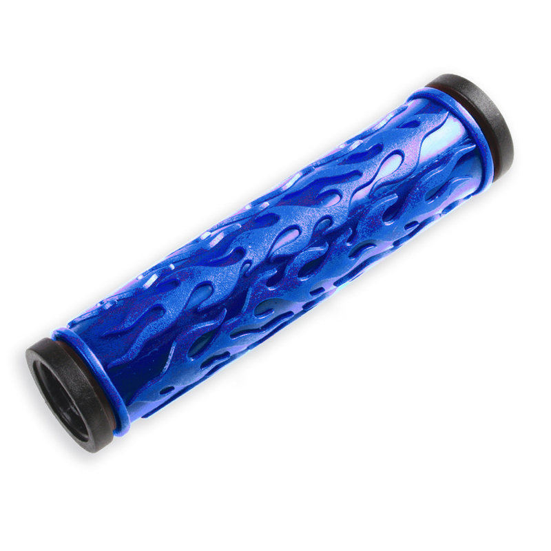 Velo Bicycle Grips  Flame Kraton Blue
