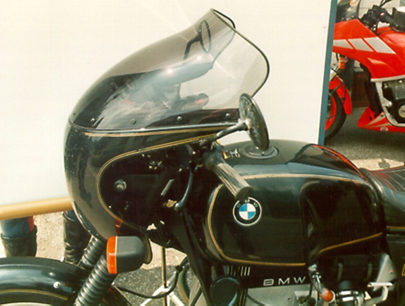 MRA Tourenscheibe, passend für BMW R 60/75/80/90/100 S Cockpit, rauchgrau