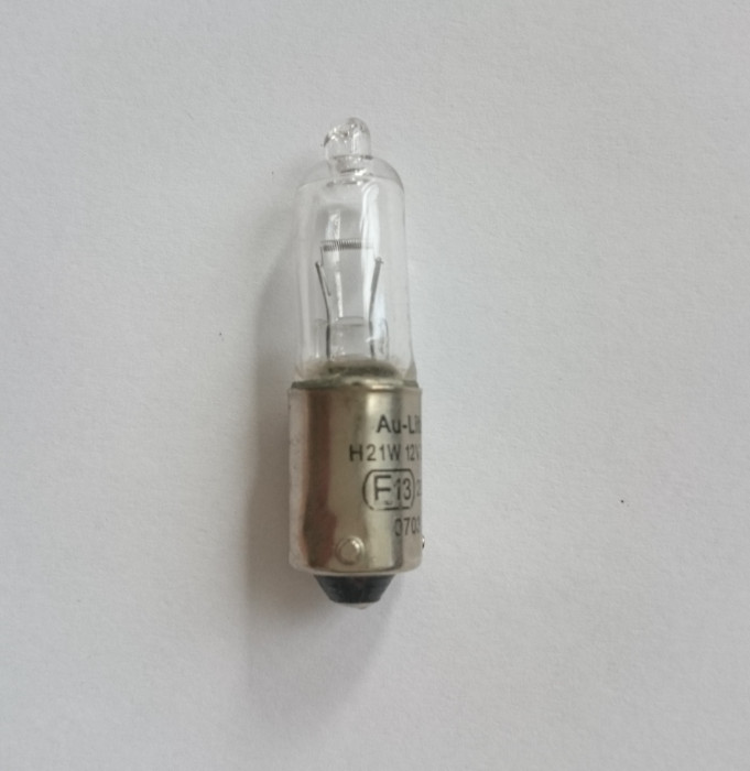 Halogenbirne klar lang 12V 21W