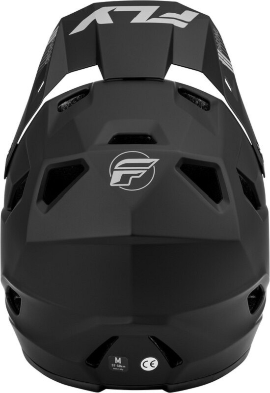 FLY RACING Rayce Fahrrad Helm - Mattschwarz