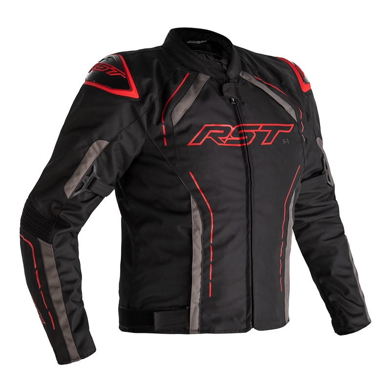 RST S-1 Jacke Textil Schwarz/Grau/Rot Größe XXL RST S-1 Jacke Textil Schwarz/Grau/Rot Größe S