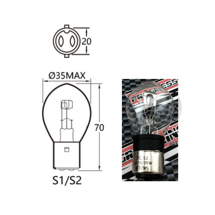 Bilux Hauptscheinwerferlampe Bilux Hauptscheinwerferlampe