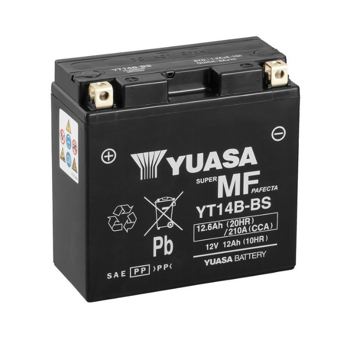 Batterie YUASA YT14B-BS 12 AH MF Batterie YUASA YT14B-BS 12 AH MF