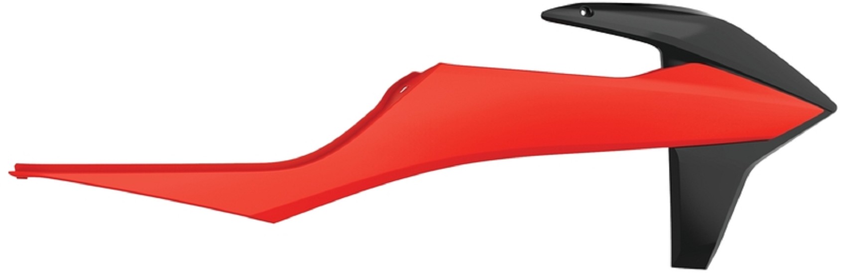 POLISPORT Kühlerspoiler seitlich Schwarz/Neonorange passend für KTM SX/SX-F