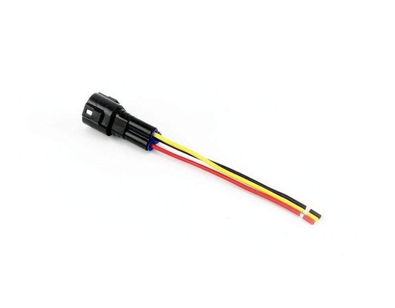 DENALI 3-poliger wasserdichter Steckverbinder, Pigtail, weiblich DENALI 3-poliger wasserdichter Steckverbinder, Pigtail, weiblich