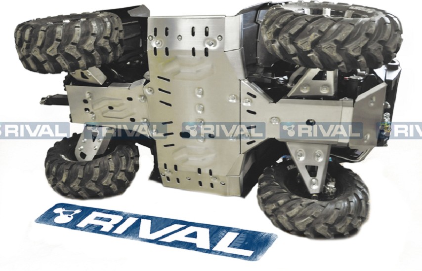RIVAL Unterfahrschutz Komplett-Kit - Aluminium CF Moto CForce 800/820