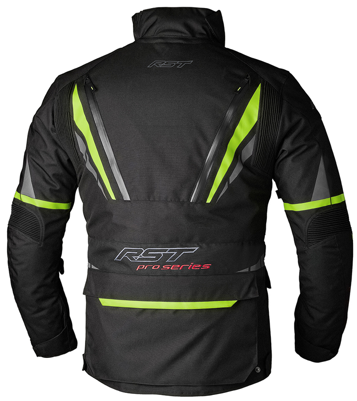 RST Pro Series Paragon 7 Textil-Jacke Herren - Schwarz/Flo Gelb