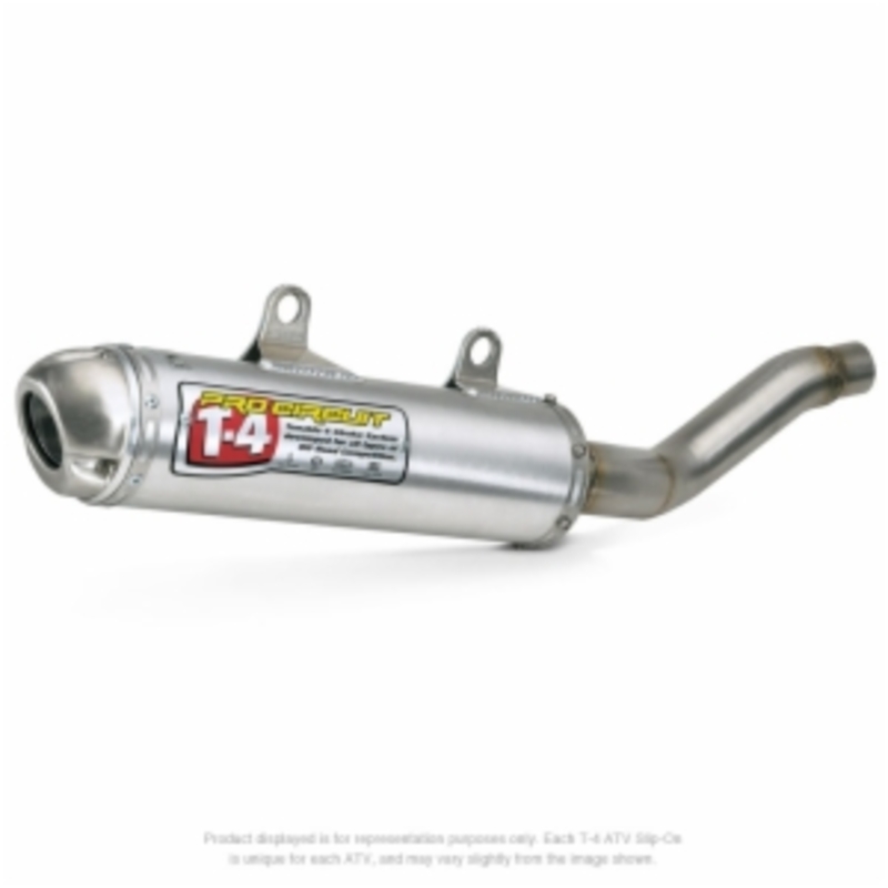 PRO CIRCUIT T-4 Schalldämpfer gebürstetes Aluminium/Edelstahl Endkappe passend für Honda TRX450 Sportrax PRO CIRCUIT T-4 Schalldämpfer gebürstetes Aluminium/Edelstahl Endkappe passend für Honda TRX450 Sportrax