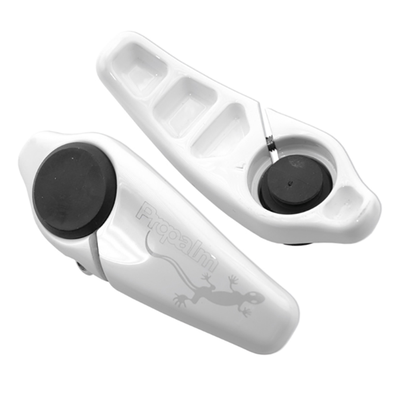 PROPALM Bicycle Handlebar Barends White - 75mm