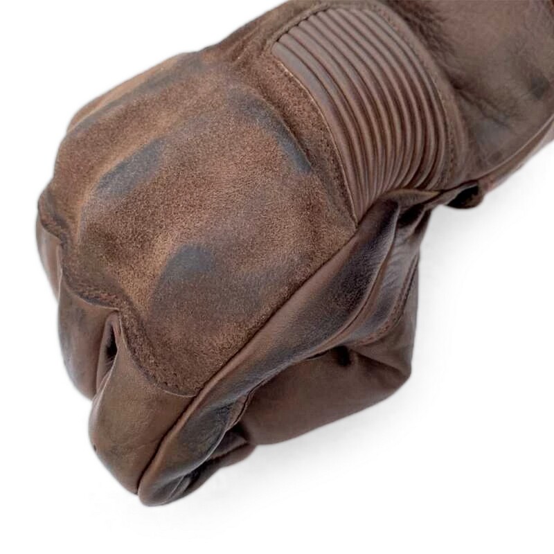 RST Crosby Handschuhe Leder Braun Größe M