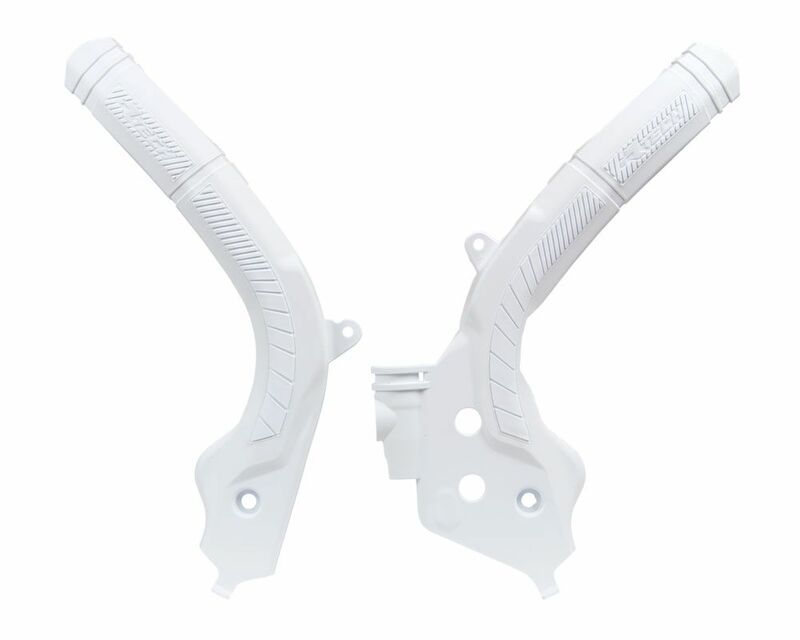RACETECH Bi-Material Rahmenschutz Weiß RACETECH Bi-Material Rahmenschutz Weiß