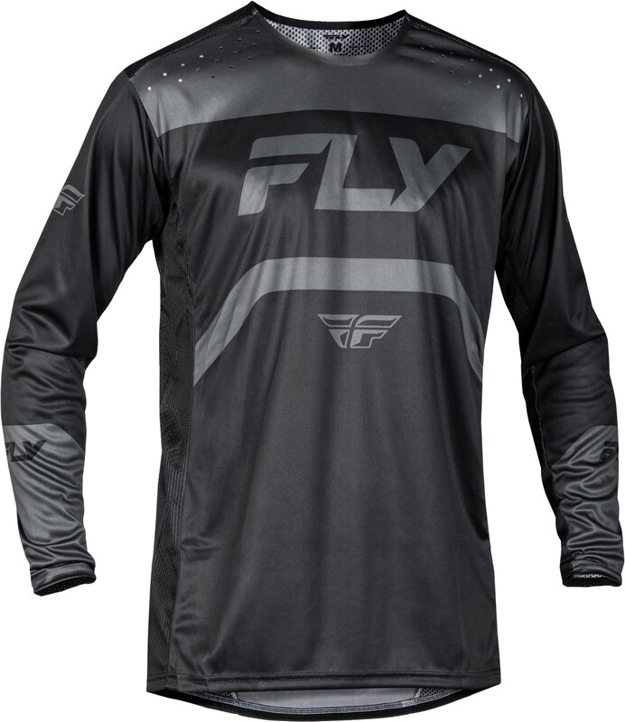 FLY RACING Rayce Jugend Fahrrad-Jersey - Schwarz/Dunkelgrau