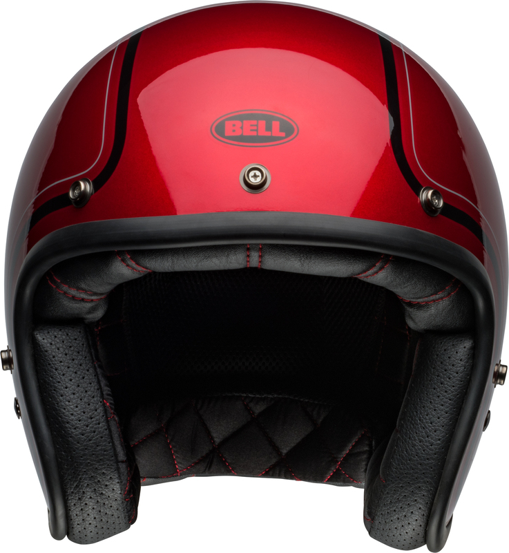BELL Custom 500 Helm - Chief Gloss Gloss Candy Red