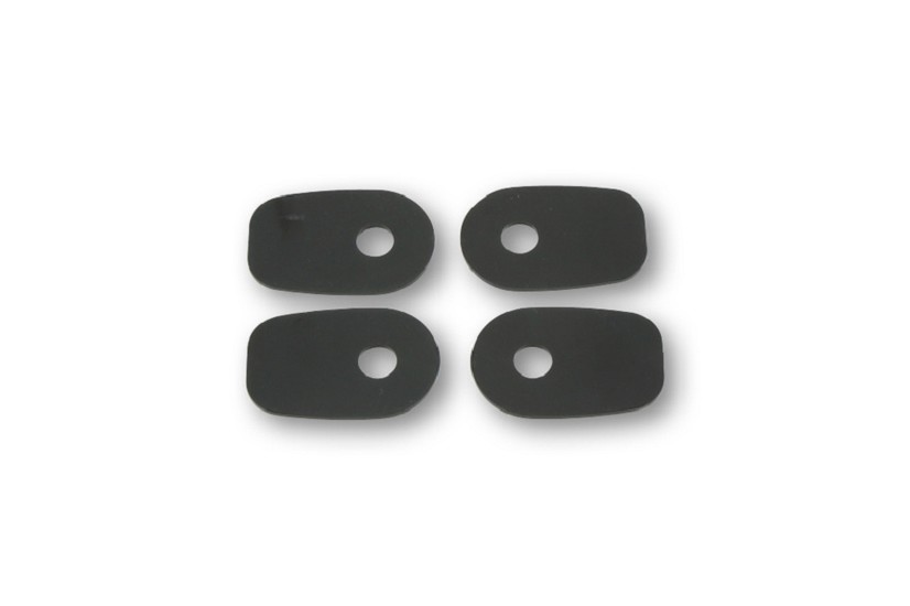 SHIN YO Indy Spacer Montageplatten für div. passend für Kawasaki Z750/,ZX10R,ER6 F/N, Schwarz, Set SHIN YO Indy Spacer Montageplatten für div. passend für Kawasaki Z750/,ZX10R,ER6 F/N, Schwarz, Set