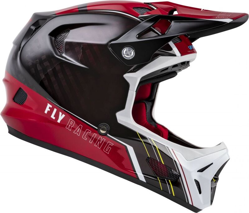 FLY RACING Werx-R Helmet Red Carbon XL FLY RACING Werx-R Helmet Red Carbon XL