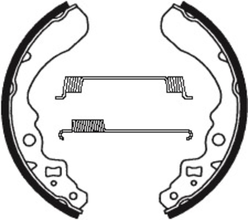 TECNIUM ATV Organische Bremsbacken - BA053 TECNIUM ATV Organische Bremsbacken - BA053