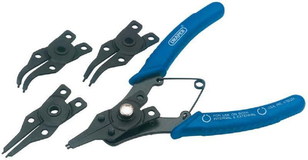 DRAPER Circlips® Sicherungsringzange mit austauschbaren Spitzen DRAPER Circlips® Sicherungsringzange mit austauschbaren Spitzen