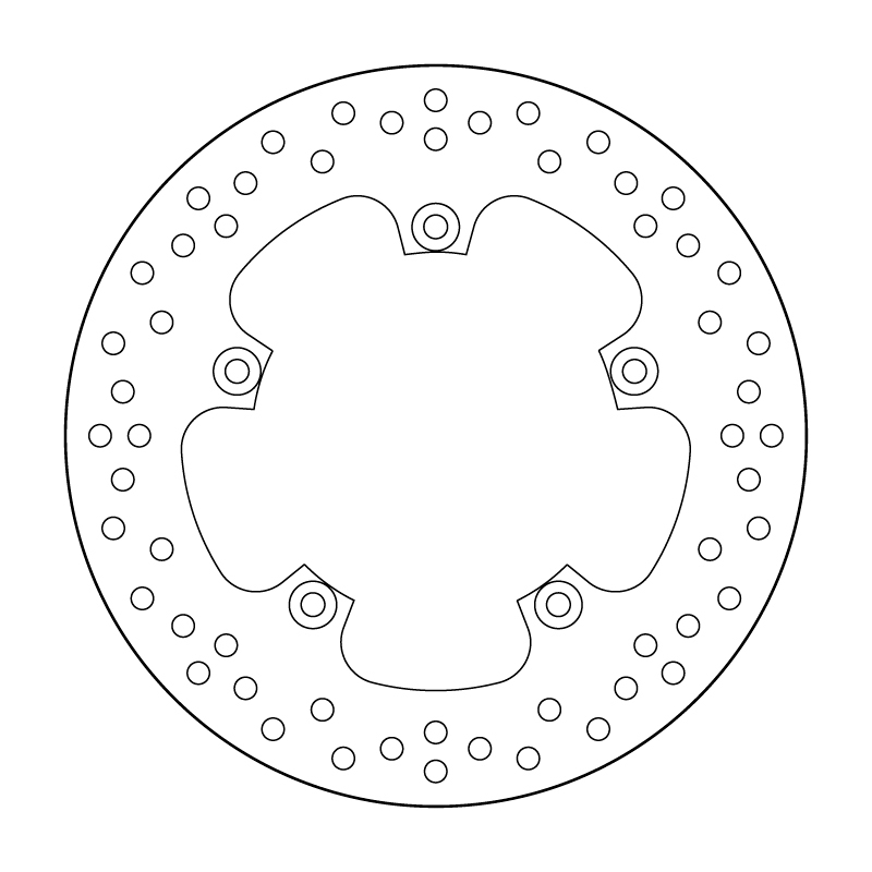 BREMBO Serie Oro rund starr Bremsscheibe