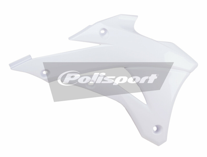 POLISPORT Kühlerspoiler seitlich KX85 14- Weiß