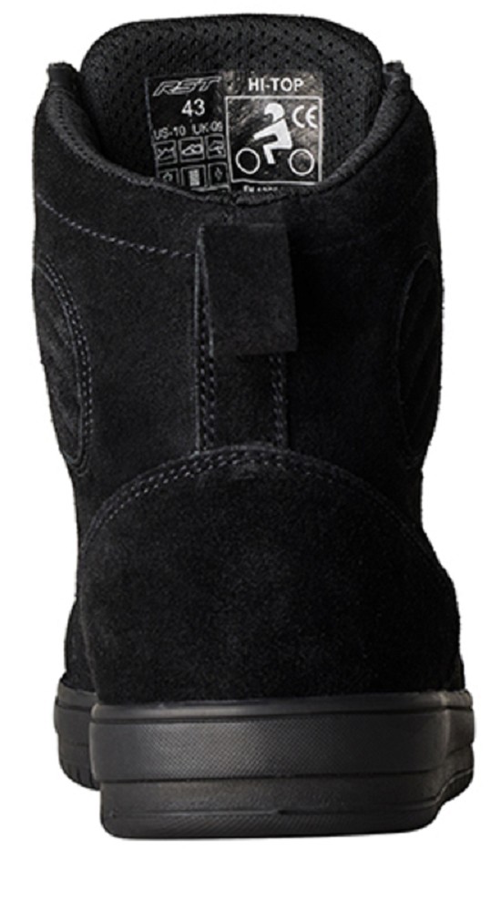 RST Hi-Top Stiefel - Schwarzes Wildleder