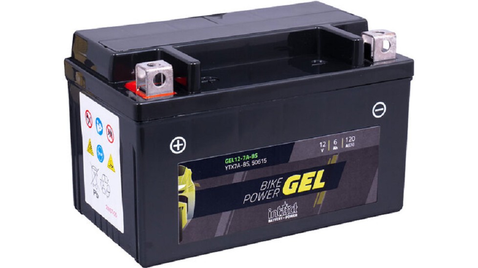 INTACT Bike Power-Batterie GEL YTX7A-BS