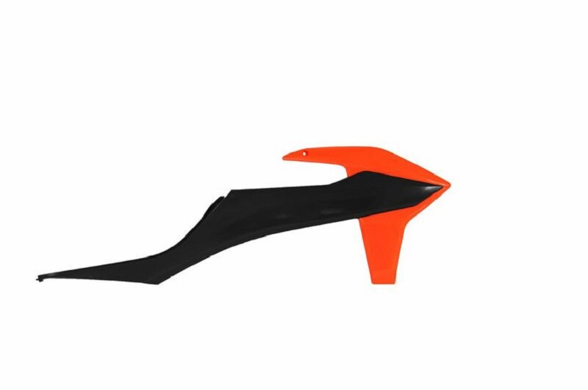 RACETECH Kühlerabdeckungen Schwarz/Orange passend für KTM RACETECH Kühlerabdeckungen Schwarz/Orange passend für KTM