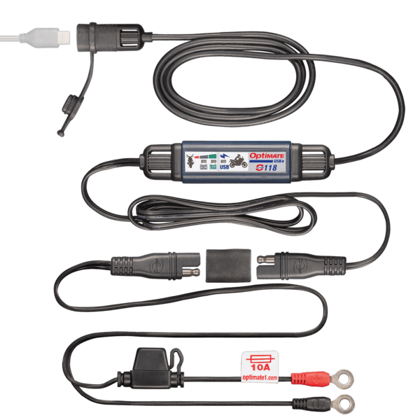 OPTIMATE USB-C Ladekabel mit Batteriemonitor