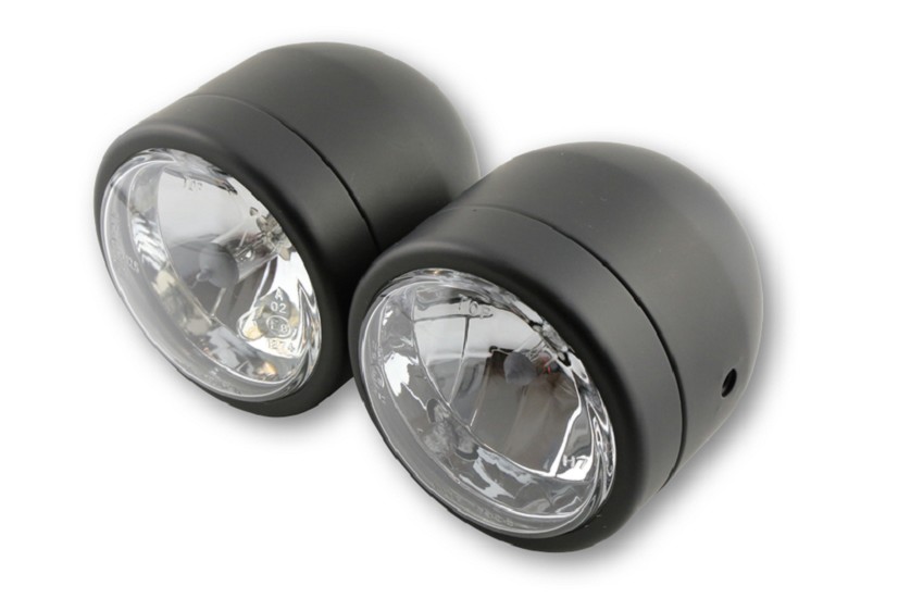 HIGHSIDER smart Scheinwerfer-Set, schwarz, Fern + Abblendlicht