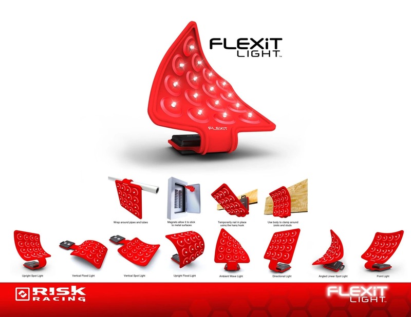 RISK RACING Flexit 2.0 - 200 Lumen flexible Taschenlampe
