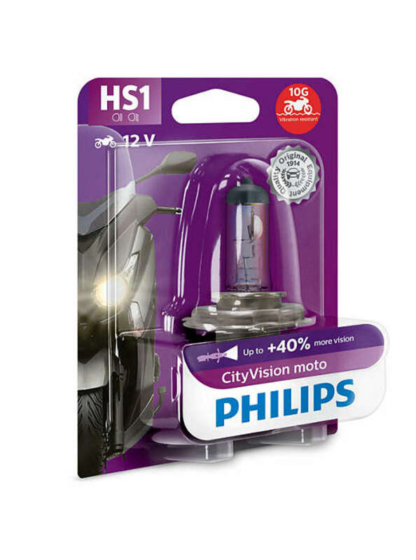 PHILIPS CityVision Moto HS1 Glühlampen 12V 35/35W - x1