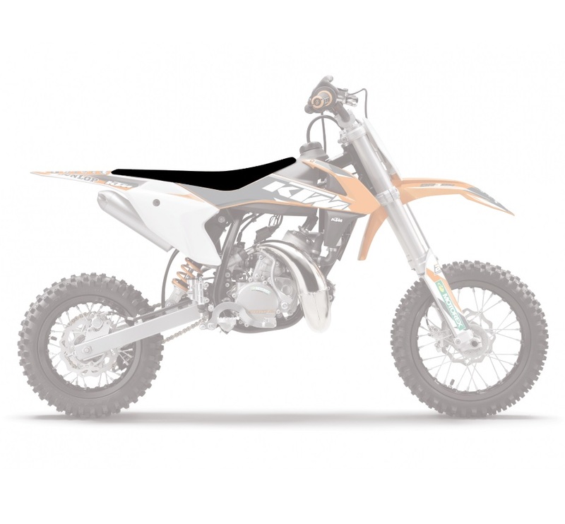 Sitzüberzug Blackbird Pyramid schwarz passend für KTM SX65 Sitzüberzug Blackbird Pyramid schwarz passend für KTM SX65