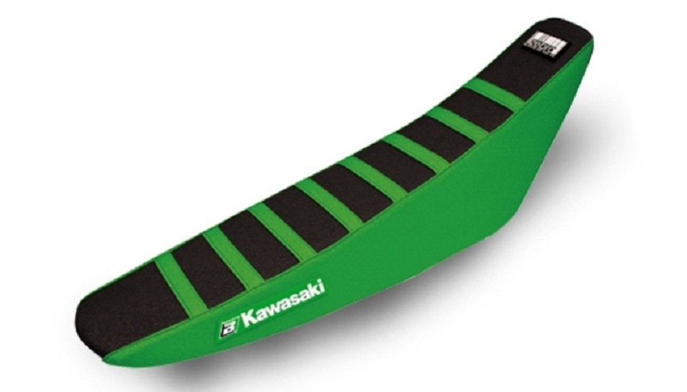 Sitzüberzug Blackbird Zebra passend für Kawasaki KX85 Sitzüberzug Blackbird Zebra passend für Kawasaki KX125/250