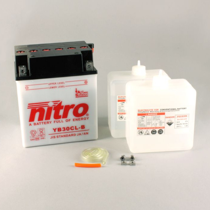Batterie Nitro YB30CL-B 30AH Batterie Nitro YB30CL-B 30AH