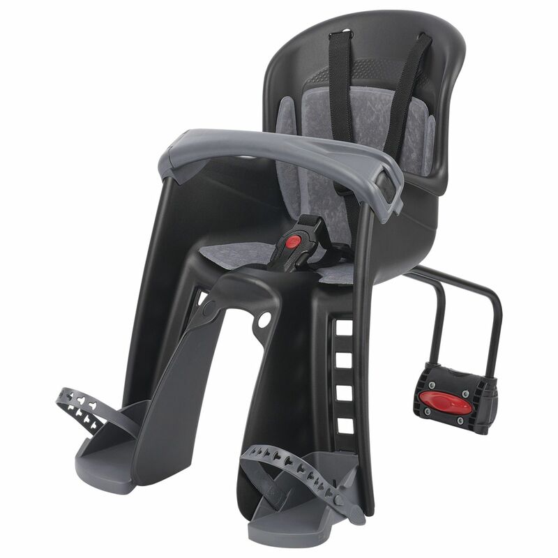 POLISPORT Bilby Junior FF Front Child Bike Seat Frame Mounting - Black/Dark Grey