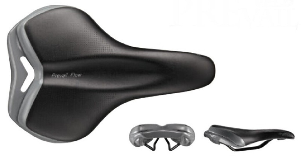 VELO Bike Saddle Prevail Black/Silver VELO Bike Saddle Prevail Black/Silver