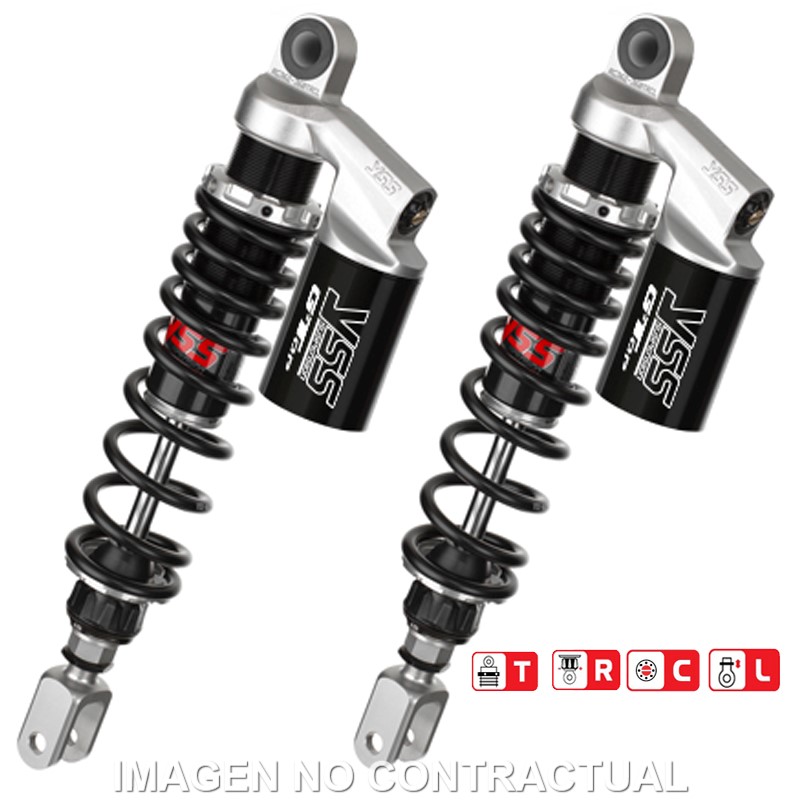 Federbein G362-Serie Stereo hinten passend für Honda CBX 1000 (6Zylinder) (79-80) RG362-360TRCL-09-888 Federbein G362-Serie Stereo hinten passend für Honda CBX 1000 (6Zylinder) (79-80) RG362-360TRCL-09-888