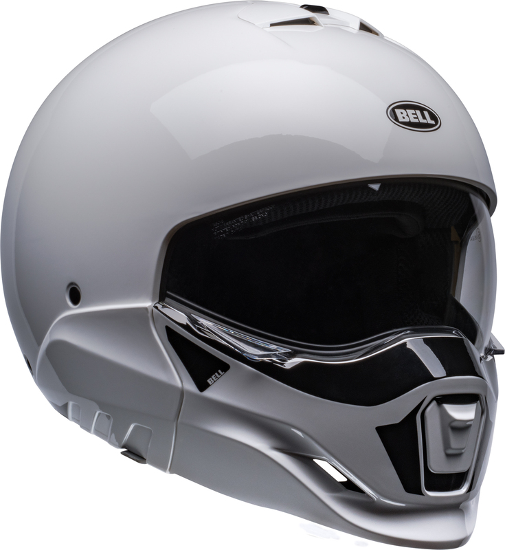 BELL Broozer Helm - Duplet Gloss White