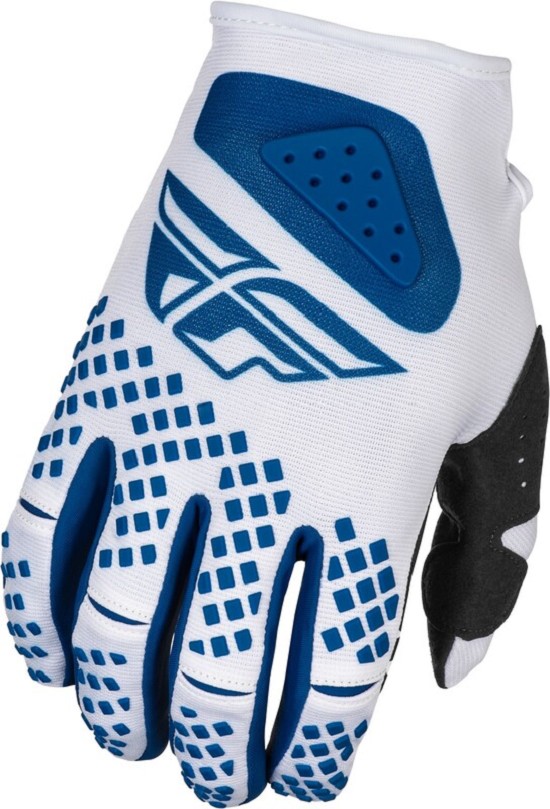 FLY RACING Kinetic Center Jugend Handschuhe- Weiß/Navy