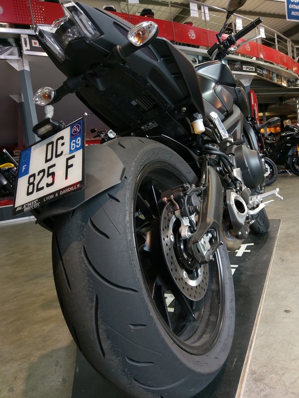 ACCESS DESIGN Kennzeichenhalter auf Radhöhe schwarz passend für Yamaha MT-09
