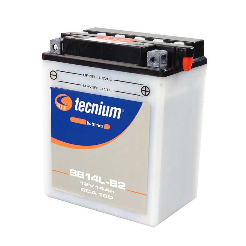 TECNIUM Blei/Säure Batterie mit Säurepack - BB14L-B2 TECNIUM Blei/Säure Batterie mit Säurepack - BB14L-B2
