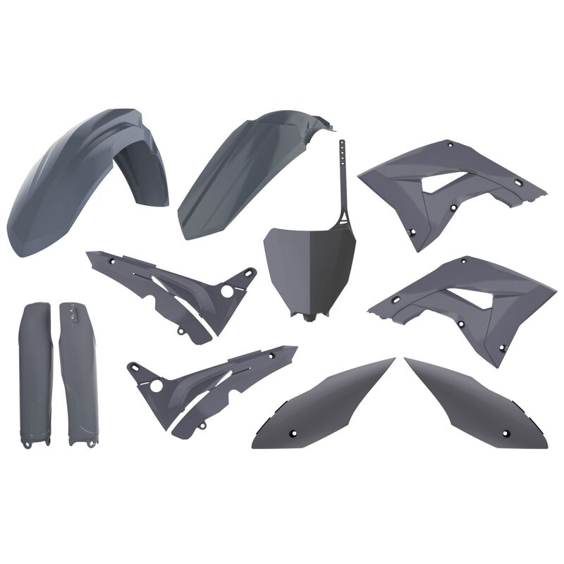 POLISPORT Plastic Kit - Nardo Grey passend für Honda CR125/250