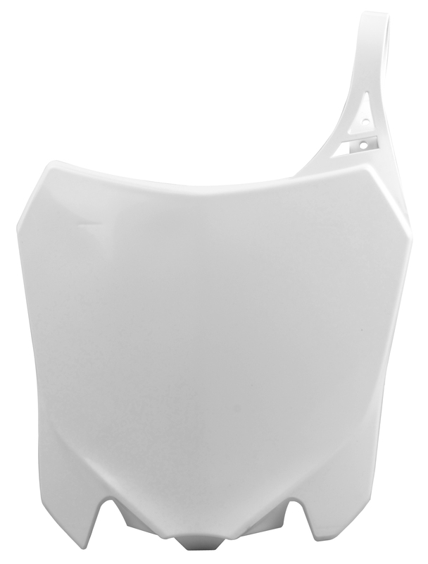 FRONT PLATE CRF450R 13- WHITE